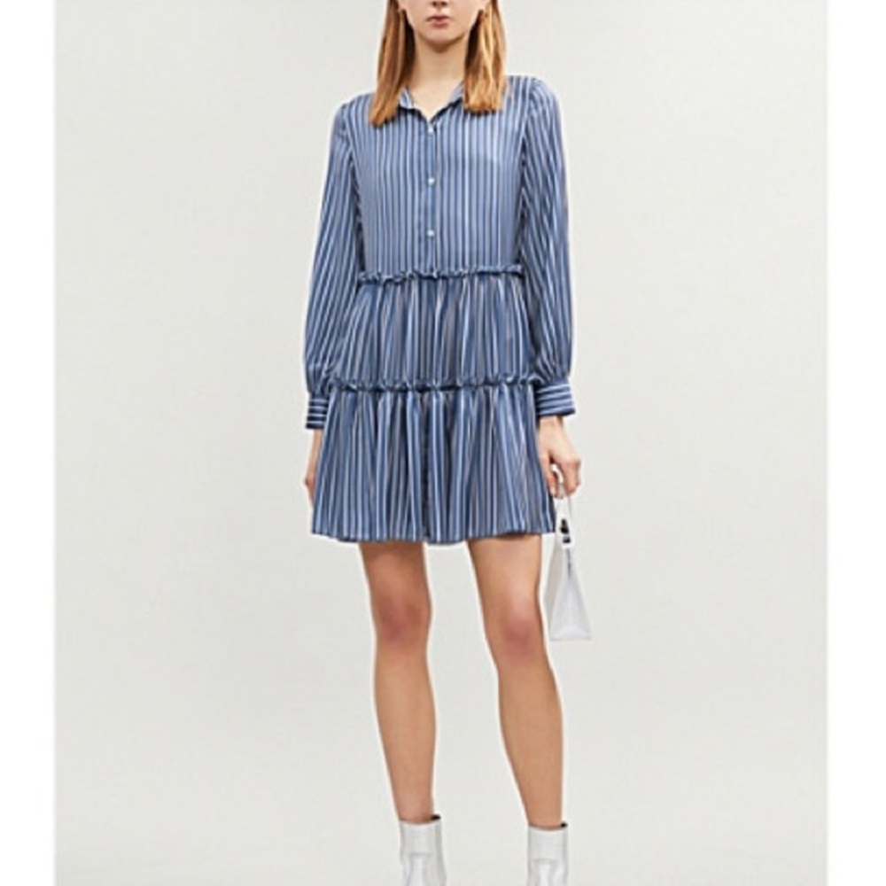 Maje Rodesa Striped Shirt Dress